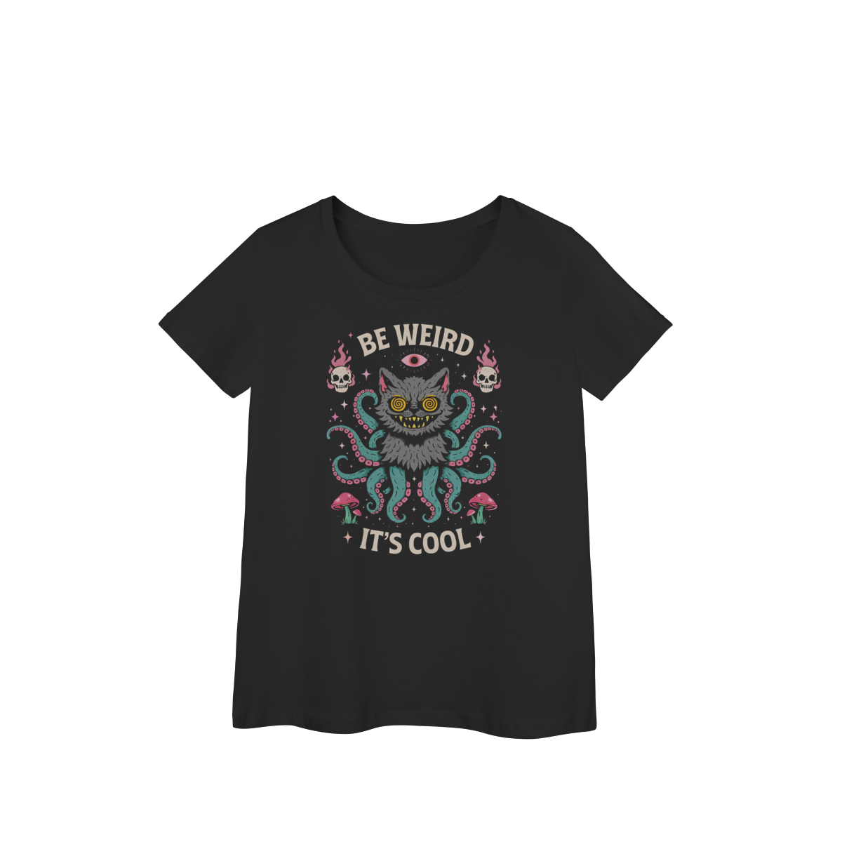 CAMISETA BE WEIRD BABY LONG