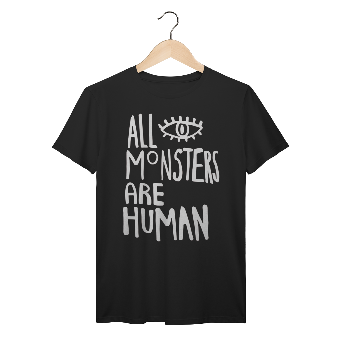 CAMISETA ALL MONSTERS ARE HUMAN