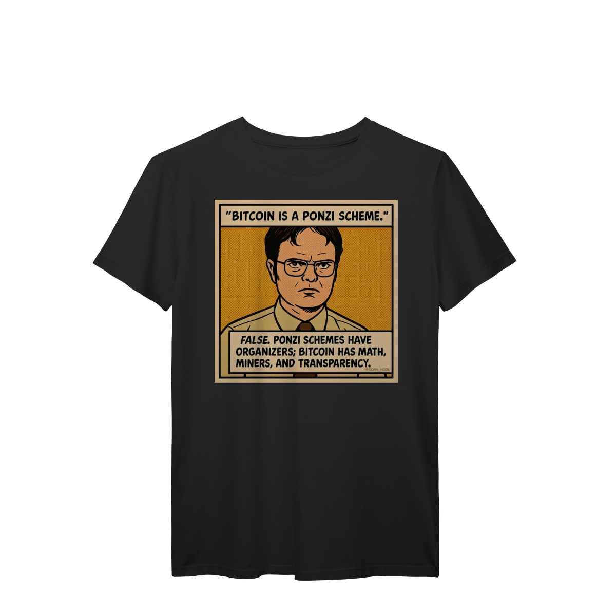 CAMISETA BITCOIN DWIGHT