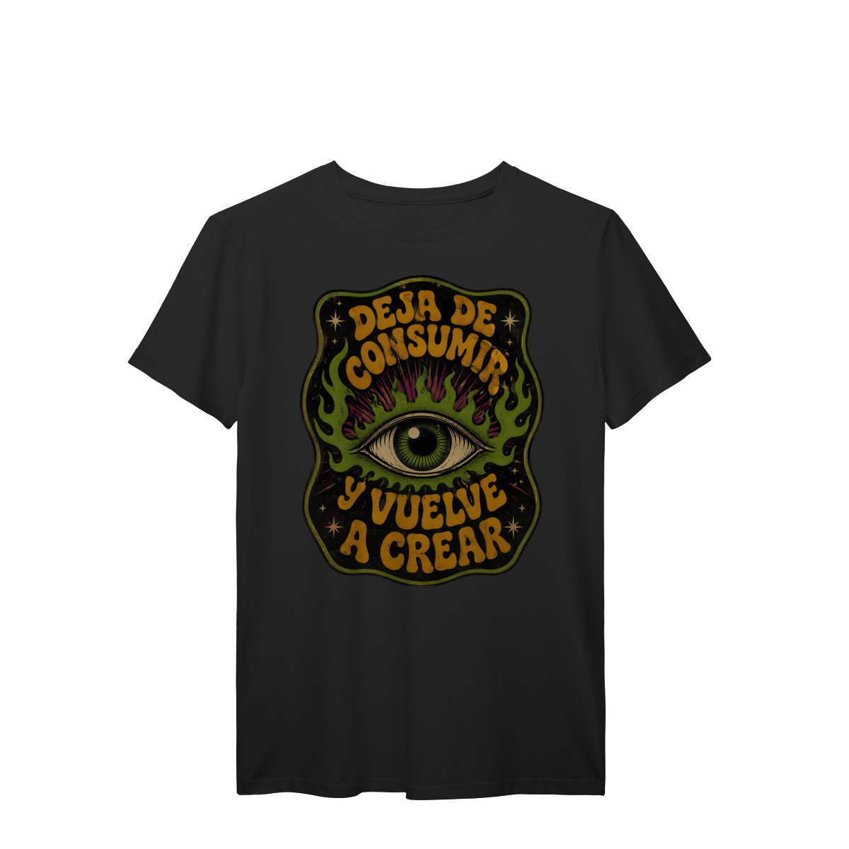 CAMISETA DEJA DE CONSUMIR Y VUELVE A CREAR