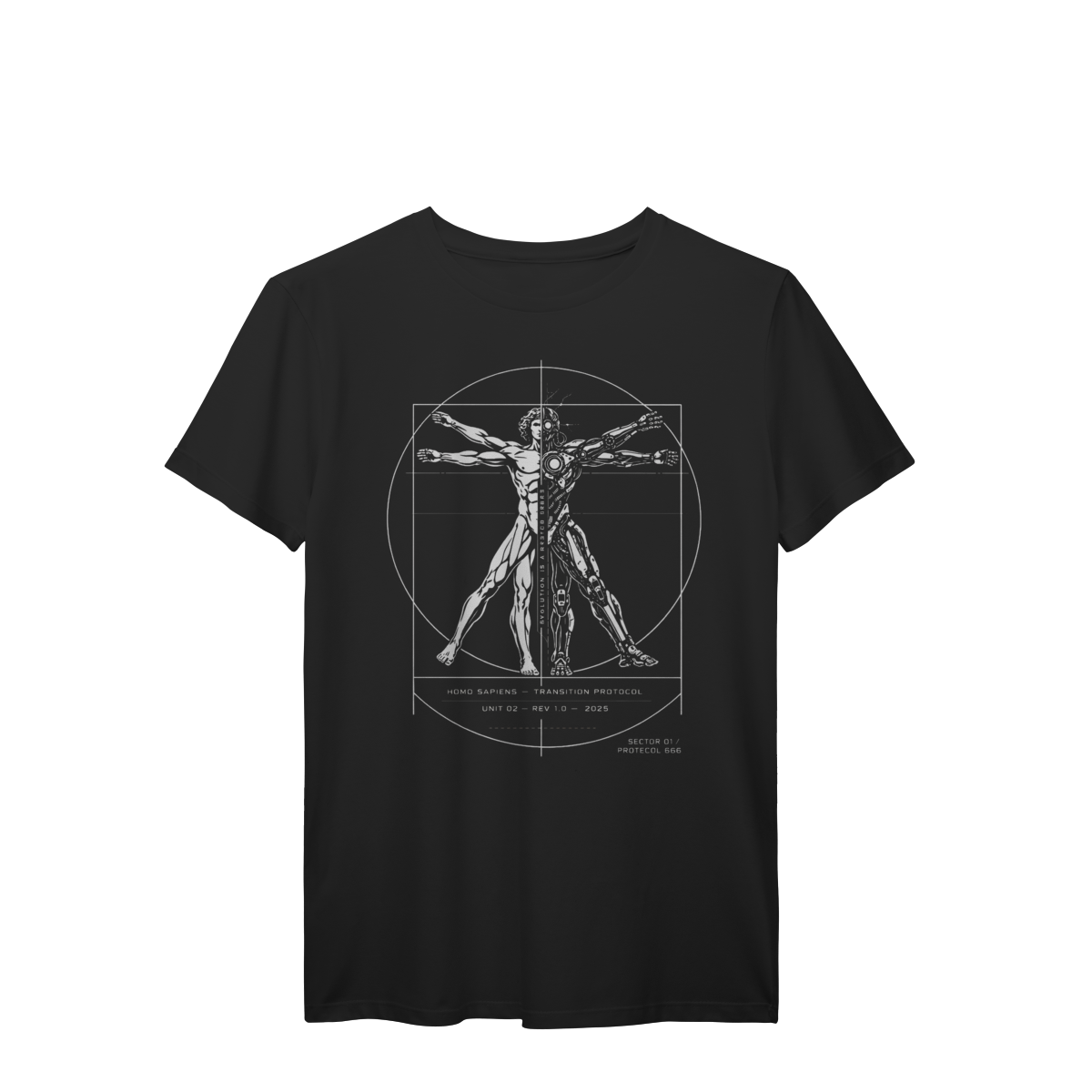 CAMISETA VITRUVIAN HOMO SIPIENS