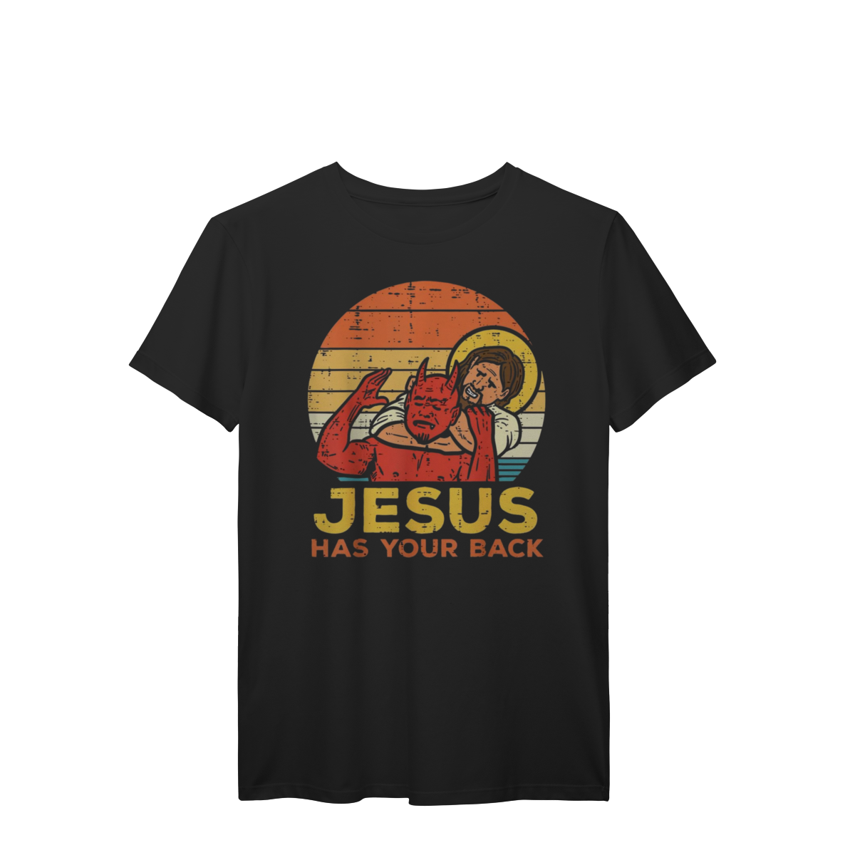 CAMISETA JESUS HAS YOUR BACK