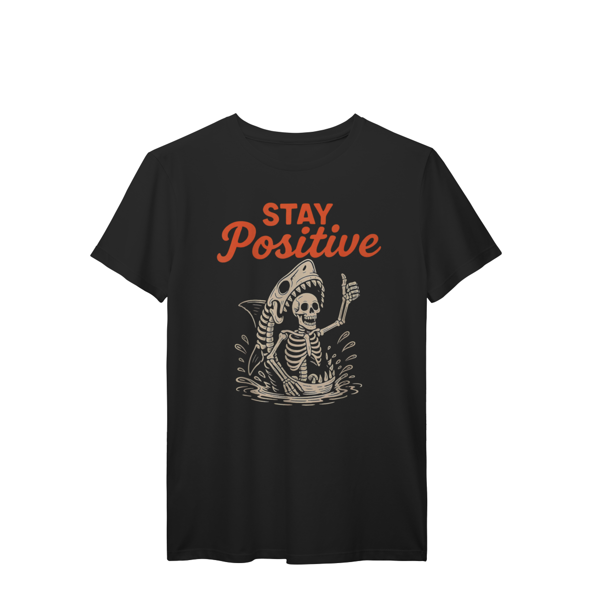 CAMISETA STAY POSITIVE SKULL