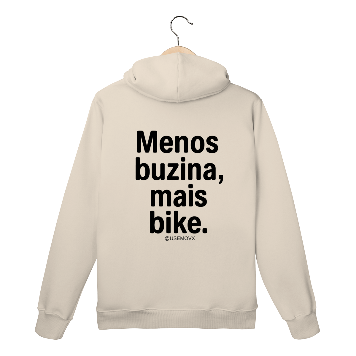 Nome do produto: Menos Buzina Moletom Prime Canguru