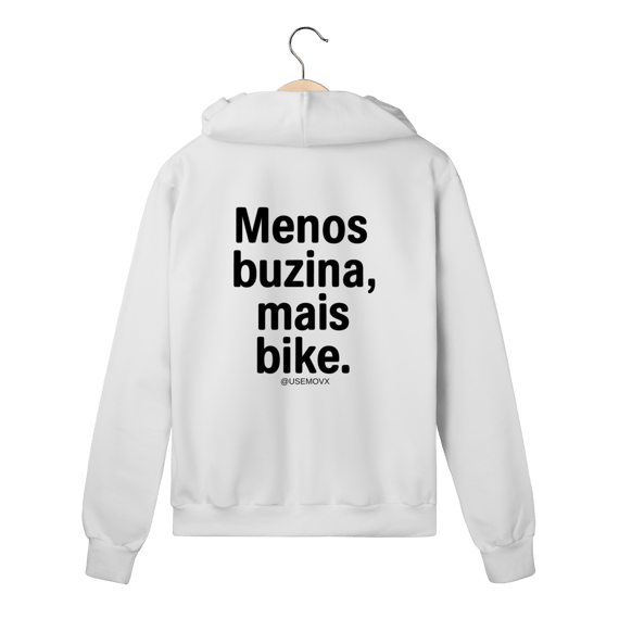 Menos Buzina Moletom Prime Com Zíper