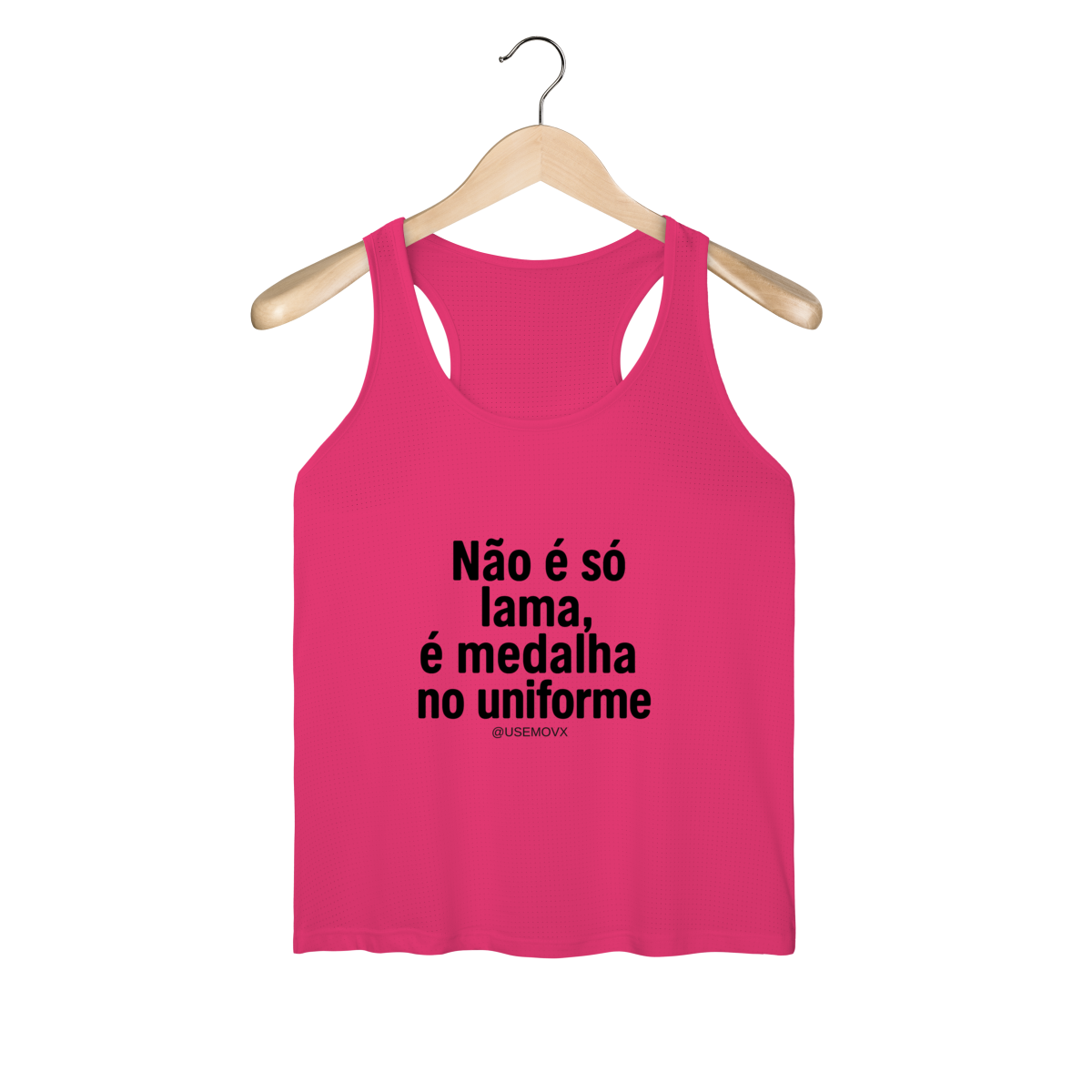 Nome do produto: Medalha no uniforme Regata Fem Sportv Dry UV