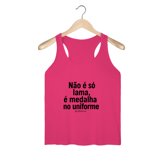 Medalha no uniforme Regata Fem Sportv Dry UV