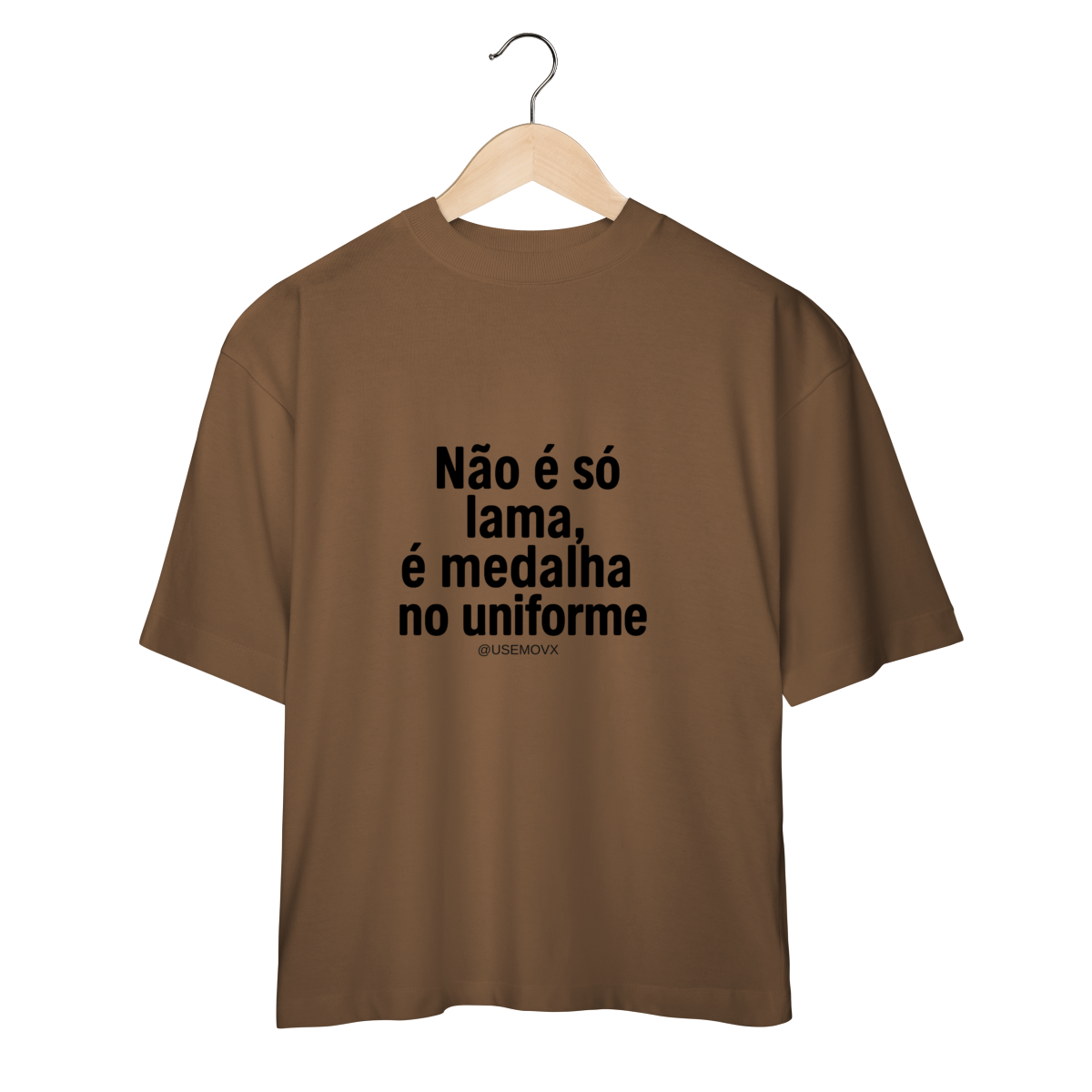 Nome do produto: Medalha no uniforme Camiseta Oversized