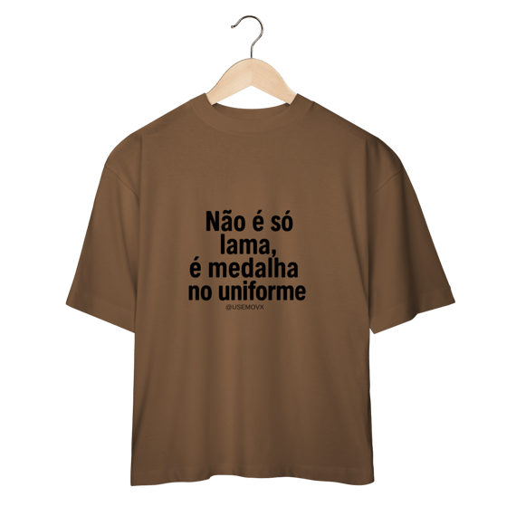 Medalha no uniforme Camiseta Oversized