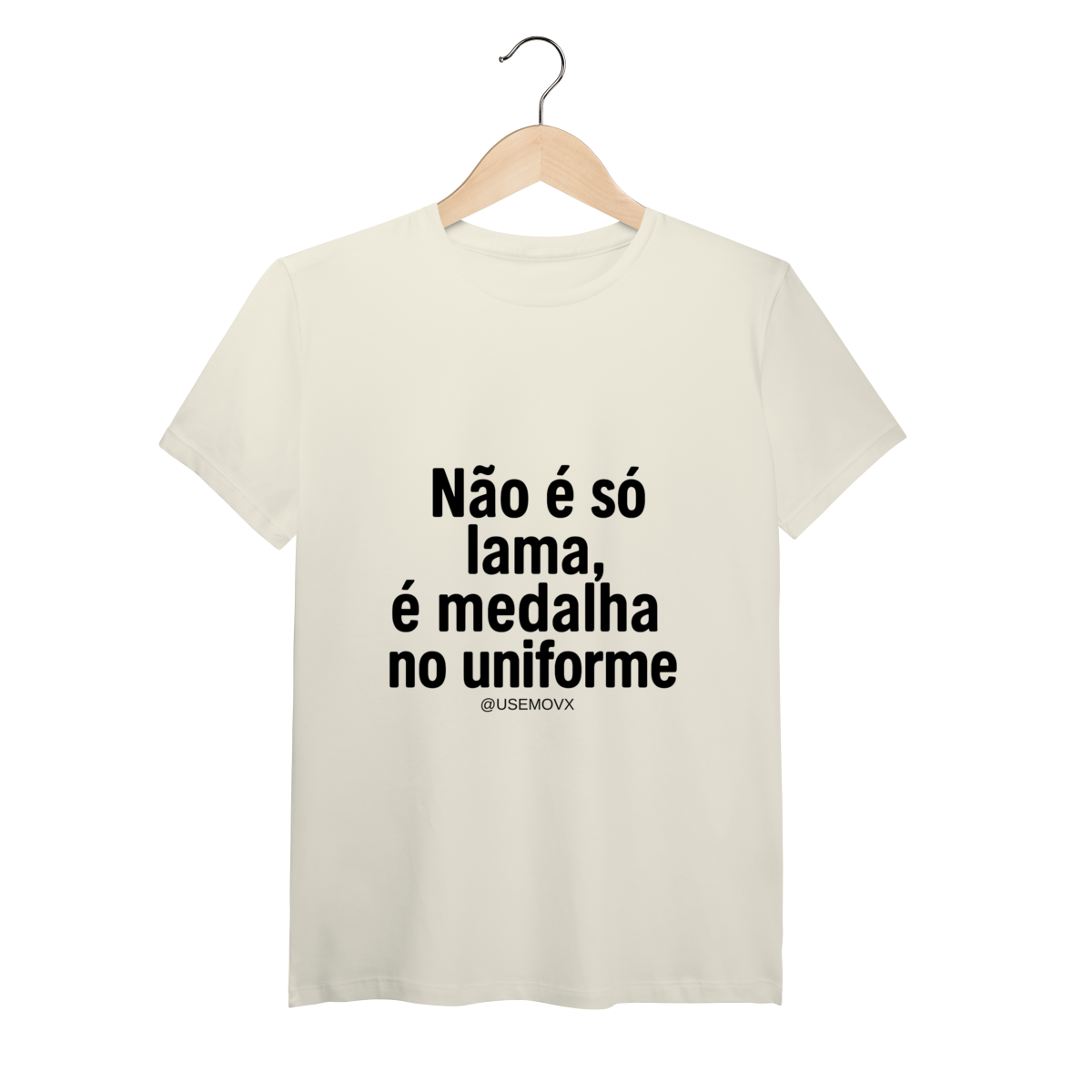 Nome do produto: Medalha no uniforme T-Shirt Pima