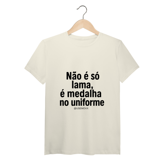 Medalha no uniforme T-Shirt Pima