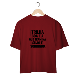 Nome do produto Trilha boa Camiseta Oversized