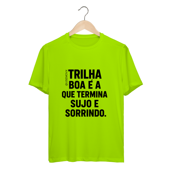 Trilha boa Camiseta Sport Dry UV