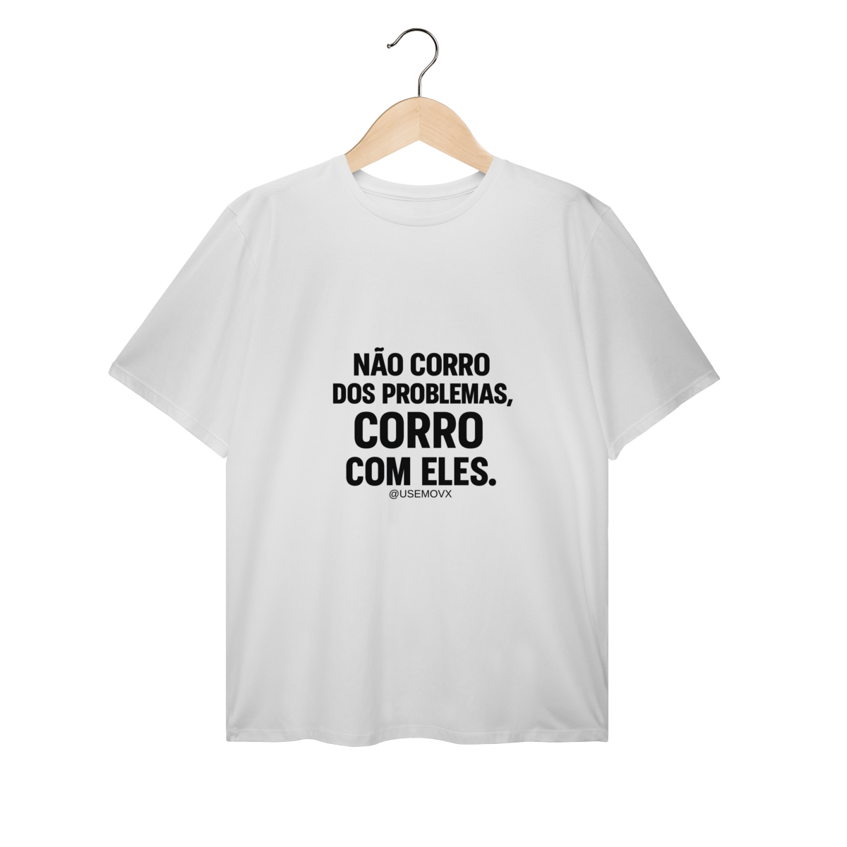 Nome do produto: Corre Problemas T-Shirt Plus Size