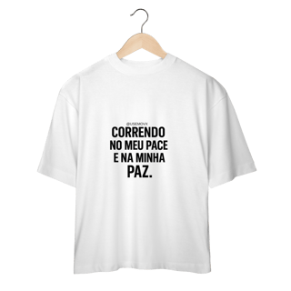 Nome do produto Minha Paz Camiseta Oversized