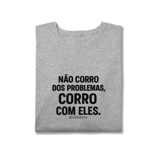 Nome do produto Corre Problemas T-Shirt Plus Size