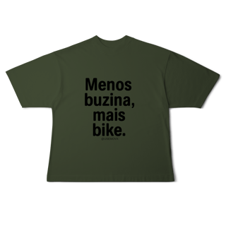 Nome do produto Menos Buzina Camiseta Oversized