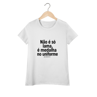 Nome do produto Medalha no uniforme Baby Long Pima