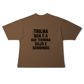 Nome do produto Trilha boa Camiseta Oversized