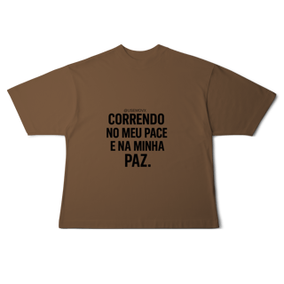 Nome do produto Minha Paz Camiseta Oversized