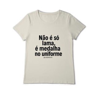 Nome do produto Medalha no uniforme Baby Long Pima