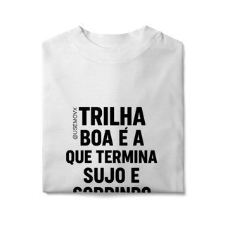 Nome do produto Trilha boa Camiseta Oversized