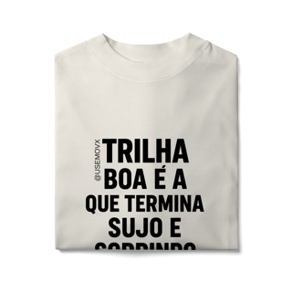 Nome do produto Trilha boa Camiseta Oversized