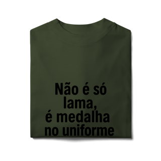 Nome do produto Medalha no uniforme Camiseta Oversized