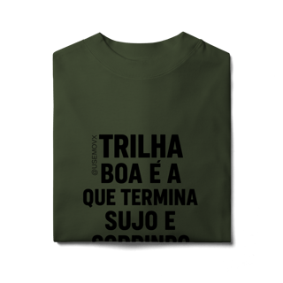 Nome do produto Trilha boa Camiseta Oversized