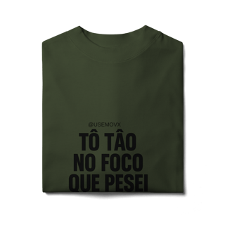 Nome do produto Foco Camiseta Oversized