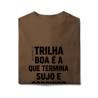 Nome do produto Trilha boa Camiseta Oversized