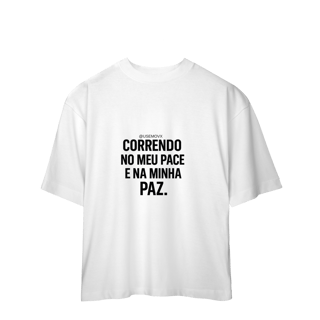 Nome do produto Minha Paz Camiseta Oversized
