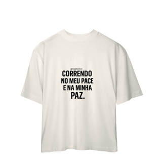 Nome do produto Minha Paz Camiseta Oversized