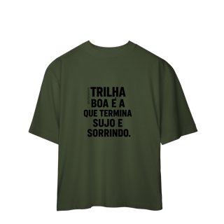 Nome do produto Trilha boa Camiseta Oversized