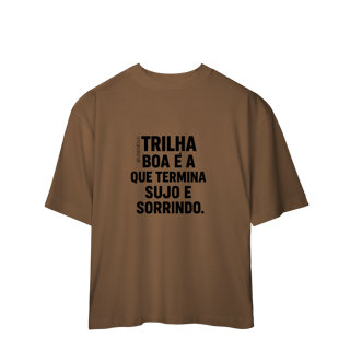 Nome do produto Trilha boa Camiseta Oversized