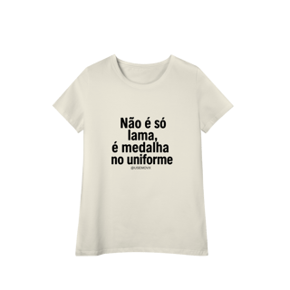 Nome do produto Medalha no uniforme Baby Long Pima