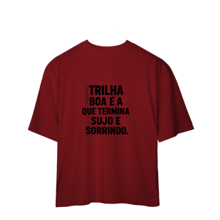Nome do produto Trilha boa Camiseta Oversized