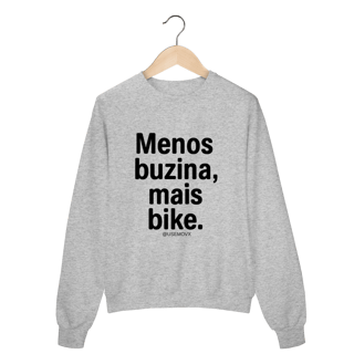 Nome do produto Menos Buzina Moletom Prime Fechado