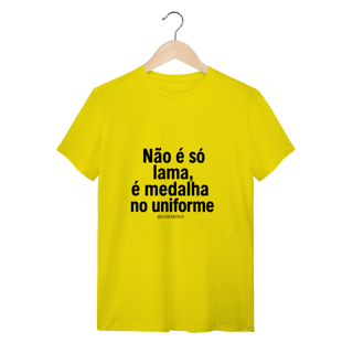 Nome do produto Medalha no uniforme T-Shirt Quality