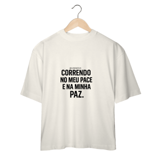 Nome do produto Minha Paz Camiseta Oversized