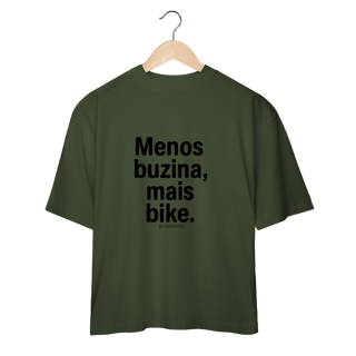 Nome do produto Menos Buzina Camiseta Oversized