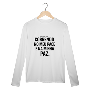 Nome do produto Minha Paz Camisa Manga Longa Sport Dry UV