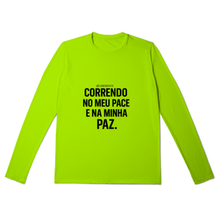 Nome do produto Minha Paz Camisa Manga Longa Sport Dry UV