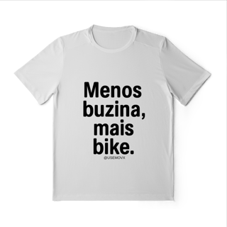 Nome do produto Menos Buzina Camiseta Sport Dry UV