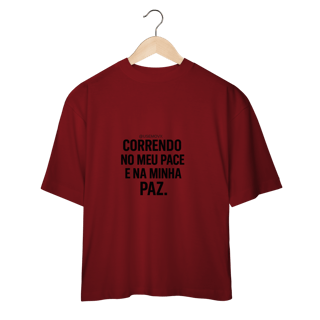 Nome do produto Minha Paz Camiseta Oversized