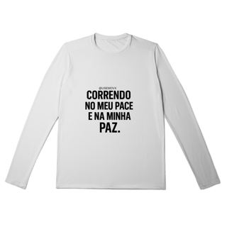Nome do produto Minha Paz Camisa Manga Longa Sport Dry UV