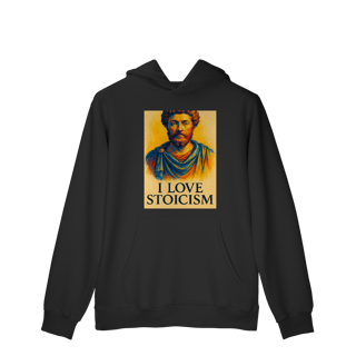 Nome do produto Moletom Prime Canguru- I LOVE STOICISM