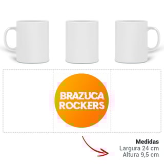 Nome do produto Caneca - Brazuca Rockers