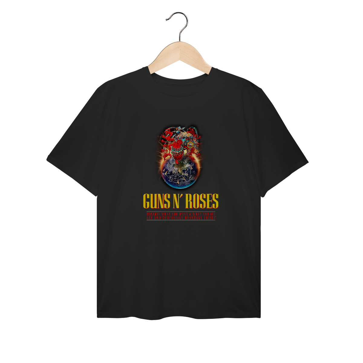Nome do produto: T-Shirt (Plus Size) - Guns N\' Roses ESPECIAL
