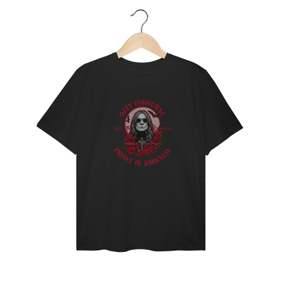 T-Shirt (Plus Size) - Ozzy Osbourne EDIÇÃO ESPECIAL